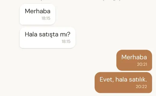 Güvenli mesajlaşma ekranı